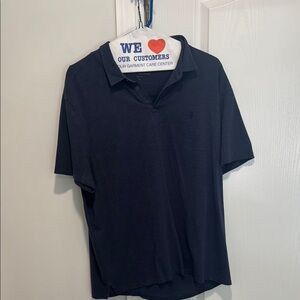 John Varvatos Blue Polo Shirt Casual Knit